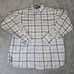 Daniel Cremieux Shirt Mens XXL Multi-Color‎ Plaid Button Up Shirt Casual Classic